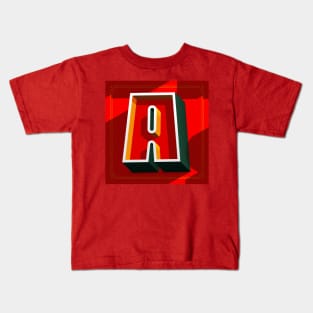 font A vintage series Kids T-Shirt